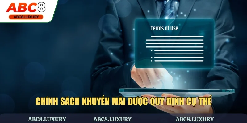 Chính sách khuyến mãi được quy định cụ thể