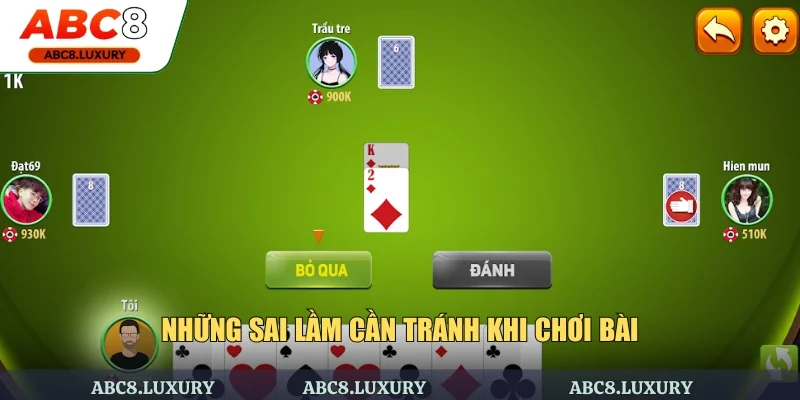 Những sai lầm căn bản cần tránh khi tham gia giải trí